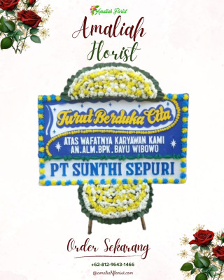 Papan Bunga Duka di Dumoga Utara