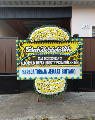 Papan Bunga Duka di Dumoga Utara